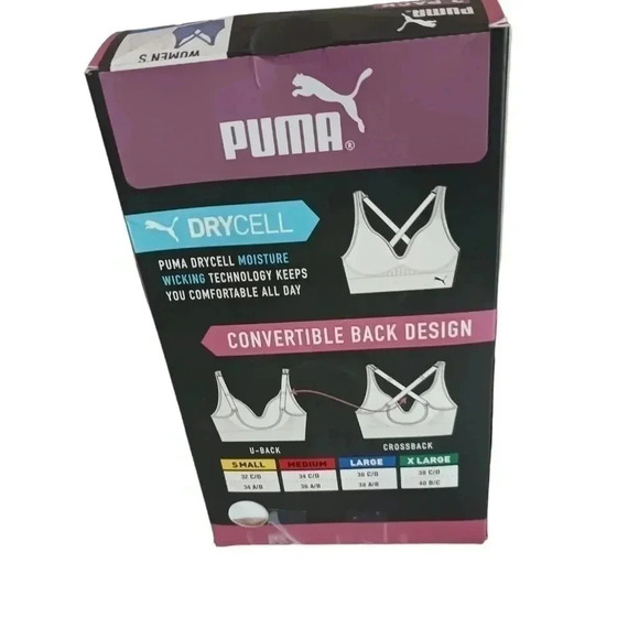 -Puma 2pack seamless sport bra size Large blue/white - Picture 3 of 5